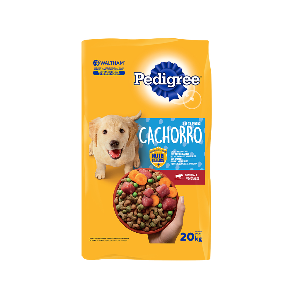 Pedigree Cachorro 20Kg