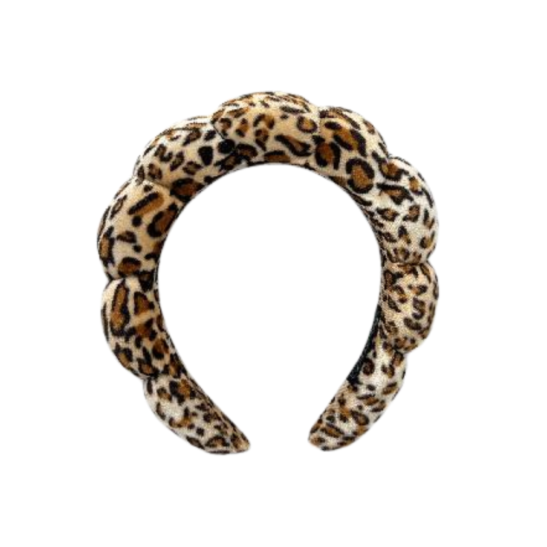 Balaca puffy skincare makeup animal print - Imagen 3