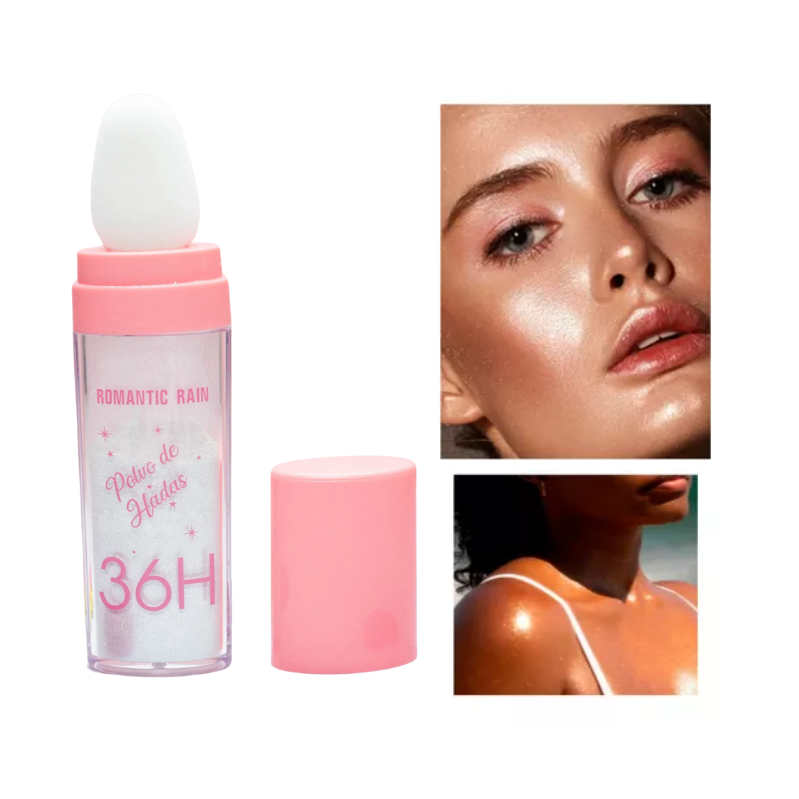 Iluminador Polvo de hadas plateado Shimmer - Imagen 2