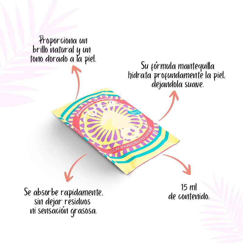 Sachet de Mantequilla Corporal D’Luchi KABA - Imagen 2