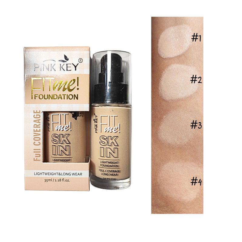 Base liquida Mate alta cobertura Fit me Pink key - Imagen 2